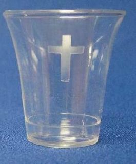 Communion Cup   Disposable 2/Cross   1 3/8 (Pkg 1000) NEW