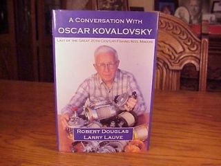 OSCAR KOVALOVSKY   FISHING REEL MAKER   FISHING BOOK   EX IN D.J.