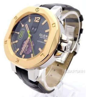 Clerc Icon 8 Grande Date Double Temps GMT 18K Gold Automatic (I8DTC11 