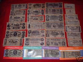   War Confederate Currency, Christmas Gift & Replica lot  25 Pieces