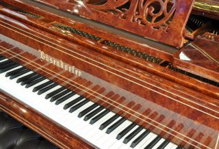 beautiful, art case BOSENDORFER Liszt grand piano   BOESENDORFER