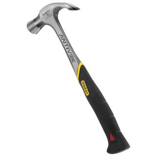 Stanley 51 941 16 Ounce FatMax AntiVibe Curve Claw Nailing Hammer