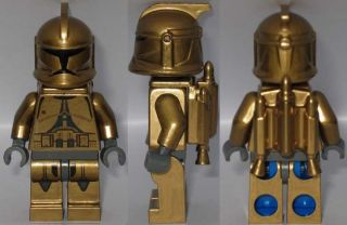 Lego Star Wars CUSTOM Clone Trooper commander minifig 501st army 8014 