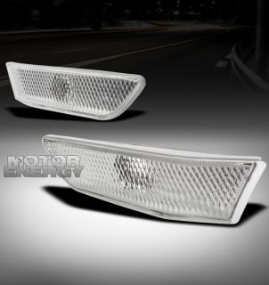 2003 2007 INFINITI G35 2DR COUPE CLEAR SIDE MARKER BUMPER LIGHTS 2004 