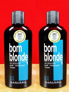 LOT 2 X 6 oz Liquid Clairol Professional Brand BORN BLONDE TONER Hair 