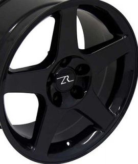 Black Mustang ® 03 Replica Cobra Style Wheels 17x9 & 17x10.5 fits 