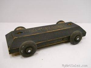 Antique Vintage Wooden Toy Trailer? Train Loccomotive? Pinewoode Derby 
