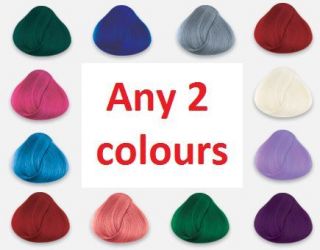 Directions ANY 2 COLOURS hair colour dye FAST POST AUSTRALIA goth punk 
