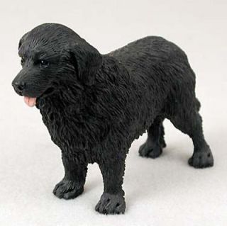 Newfoundland Hand Painted Collectible Dog Figurine