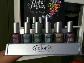 color club nail polish lacquer HALO HUES holographic hologram 6 colors 