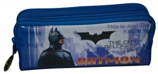 DC Comics Batman Dark Knight Blue School Pencil Case