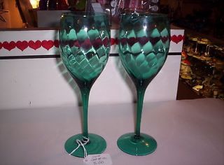 green depression glass wine glasses in Depression
