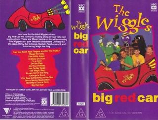 THE WIGGLES BIG RED CAR VHS VIDEO PAL~ A RARE FIND