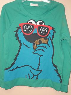   Street Green ( Cookie Monster wearing cool glasses ) Sweat Shirt
