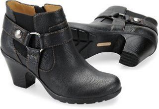 Softspots Womens Carmina Black Ankle Boot 1700101
