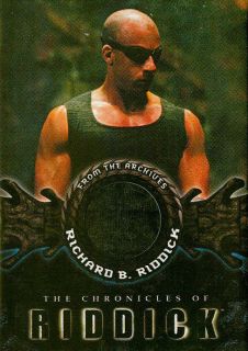 THE CHRONICLES OF RIDDICK Vin Diesel Material Costume Relic Pitch 
