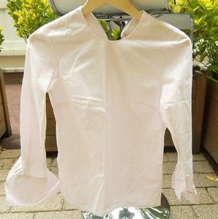 Louis Vuitton Uniformes Cotton Light Pink Tunic Long Sleeve Top Blouse 