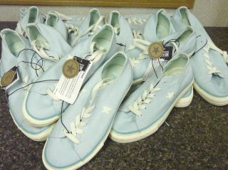 NEW CONVERSE Aqua Blue One Star Canvas SNEAKERS Shoes WOMENS 5.5 7.5 