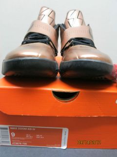   KD KEVIN DURANT 4 CHRISTMAS COOKIE CUTTER GOLD COPPER METALLIC NERF 9