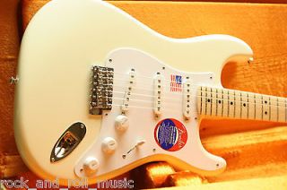 2012 USA Artist Fender Eric Clapton Stratocaster Strat Olympic White 