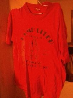 Large Vintage Lamp Liter strip club 20th anniversary T shirt (red)