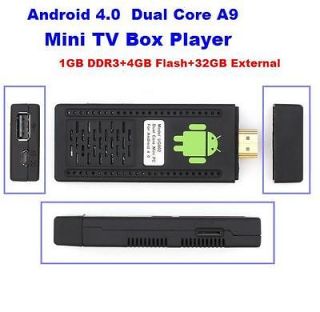 Dual Core Cortex A9 Mini PC Android 4.0 UG802TV Box WiFi Quad Core 