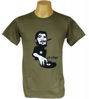 Cool DJ CHE Guevara Trance Man T shirt Stencil Art Guys M