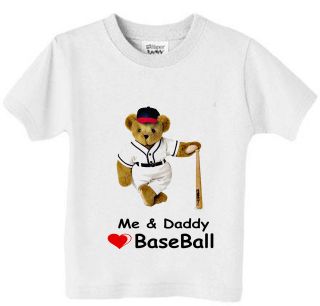   Kids T shirt Base Babygro Onesie Bat Ball Teddy Uniform Christening