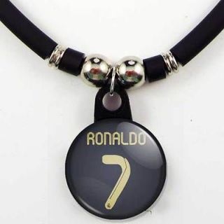 Cristiano Ronaldo #7 Real Madrid 2011 12 Away Jersey Necklace, NEW