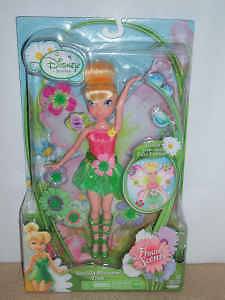   FAIRIES FLOWER SCENTS TINKER BELL DOLL 28pc DESIGN YOUR OWN WINGS