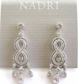 nadri crystal drop earrings