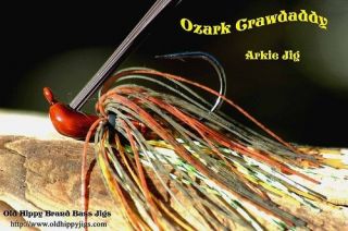 Old Hippy Custom Arkie Flipping Jig   Ozark Crawdad
