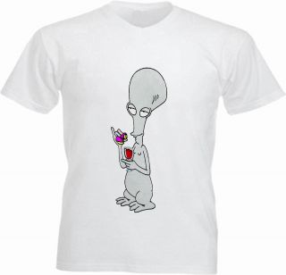 Roger the Alien T shirt Cartoon American Dad inspired Tee