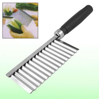 Metal Dual Side Potato Cucumber Vegetable Crinkle Cutter Slicer