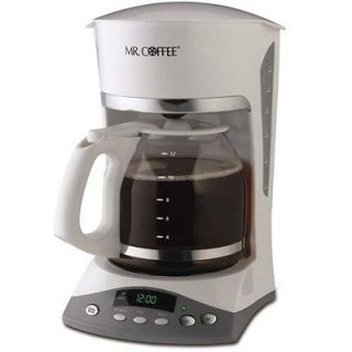 NEW Mr. Coffee SKX20 12 Cup Programmable Coffeemaker White