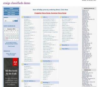 Craigslist Type Clone, Classified Ad Full Script