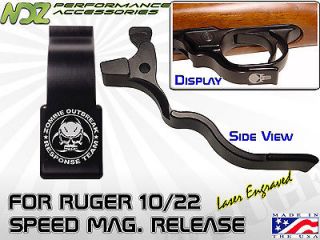 for Ruger 10/22 SR 22 .22LR Rifle Custom Extended Magazine Release 
