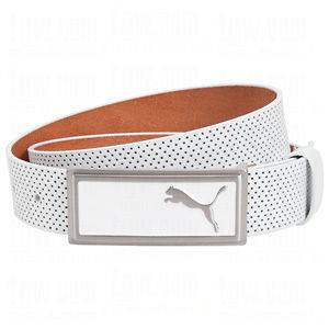 Puma Belt Traction Fitted golf belt size WHITE Med, Large, xl 
