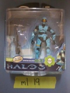 McFarlane Halo 3 Wal Mart Exclusive Spartan Soldier Blue Odst NEW FREE 