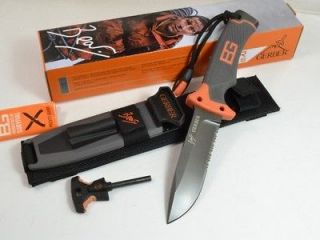 Gerber Bear Grylls Ultimate Fixed Blade half Saw Tang Survival Knife 