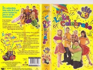 HI 5 LETS CELEBRATE VHS VIDEO PAL~ A RARE FIND IN EXCELLENT CONDITION