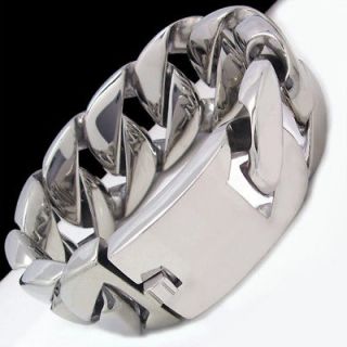 COOL HEAVY 290g CURB CHAIN Stainless Steel Bracelet 9 30mm NEW