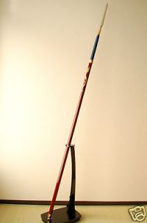 authentic japanese red spear w gold dragon yari from japan