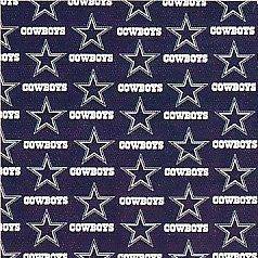 Dallas Cowboys NFL Fabric Shower Curtain (72x72)