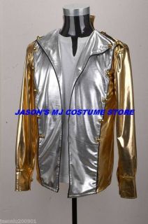 MUST HAVE Michael Jackson Gold History Tour Jacket MJ COSTUME