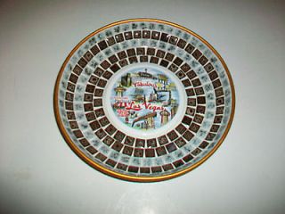 Vintage Fabulous Las Vegas Bowl with small ceramic tiles 7 1/2 