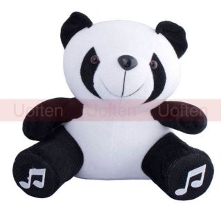 Cute Chinese Panda Plush Toy Doll SD Card Slot USB MP3 Player PC 