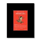 ADRIAN SHERWOOD Never Trust a Hippy   Black Matted Mini Poster