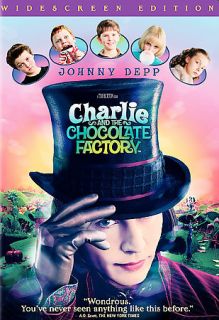Charlie and the Chocolate Factory (DVD 2005, Widescreen) Tim Burton 
