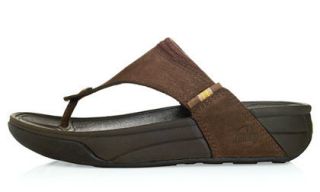 FITFLOP Dass Brown Leather Sandal